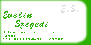 evelin szegedi business card